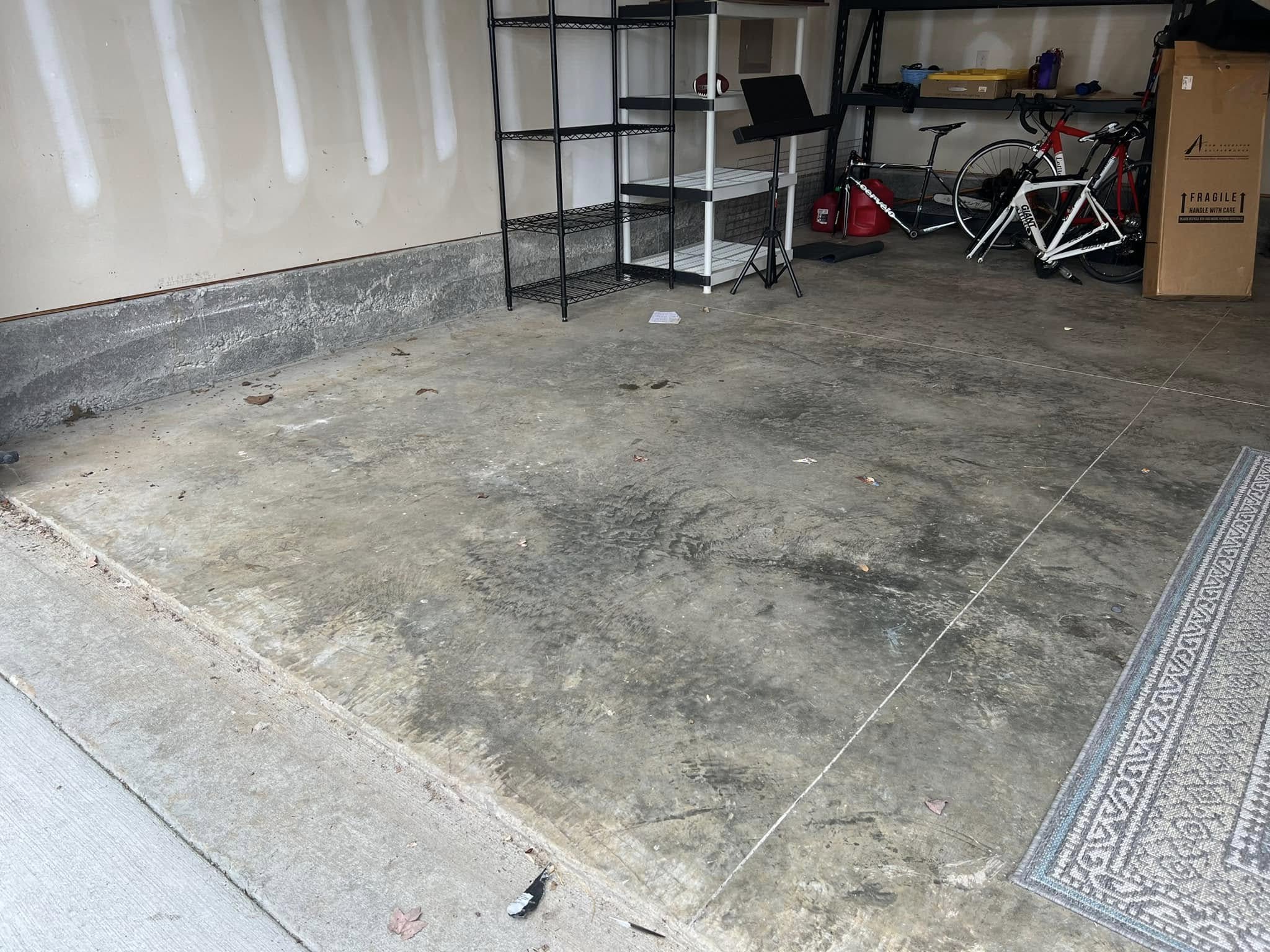 Cleaned space after cleanout service